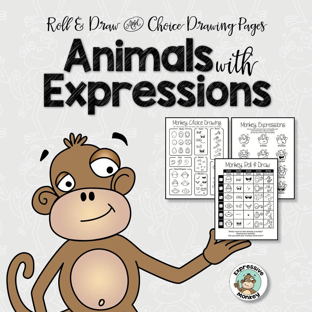 1056x1056 Drawing Animals With Expressions 1, 2 And 3rd Grade Projects