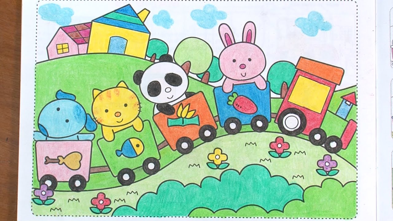 1280x720 Beautiful Animals Drawing For Kids Kids Toys Channel