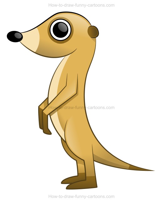 520x650 Learn How To Draw Desert Animals Using A Meerkat As An Example.