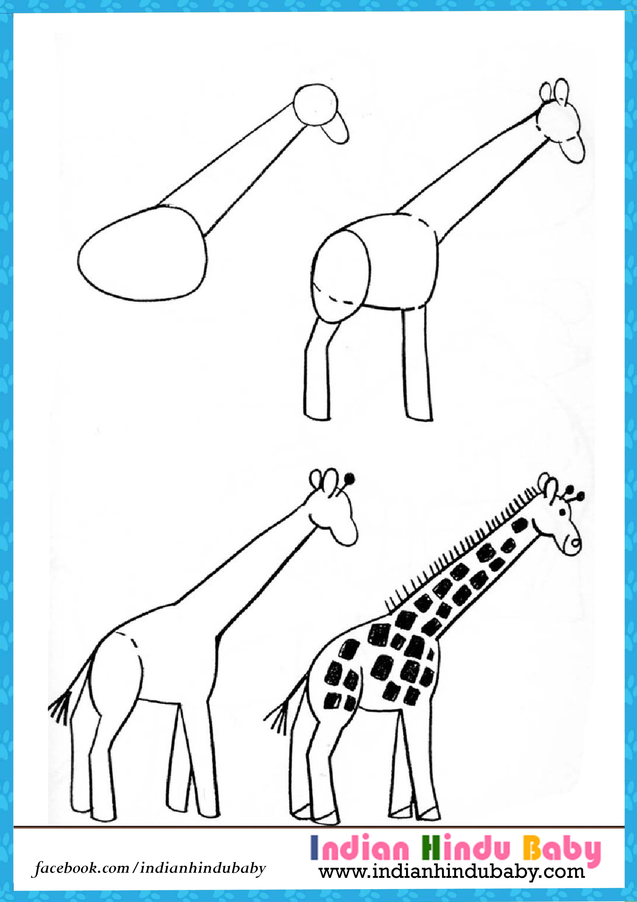 2480x3508 Teach Your Kid To Draw Girrafe With Simple Drawing Tips