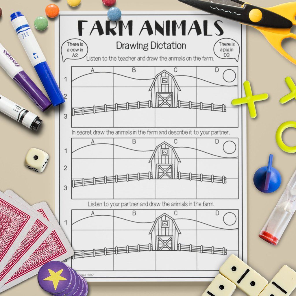 1024x1024 Esl Children's Farm Animal