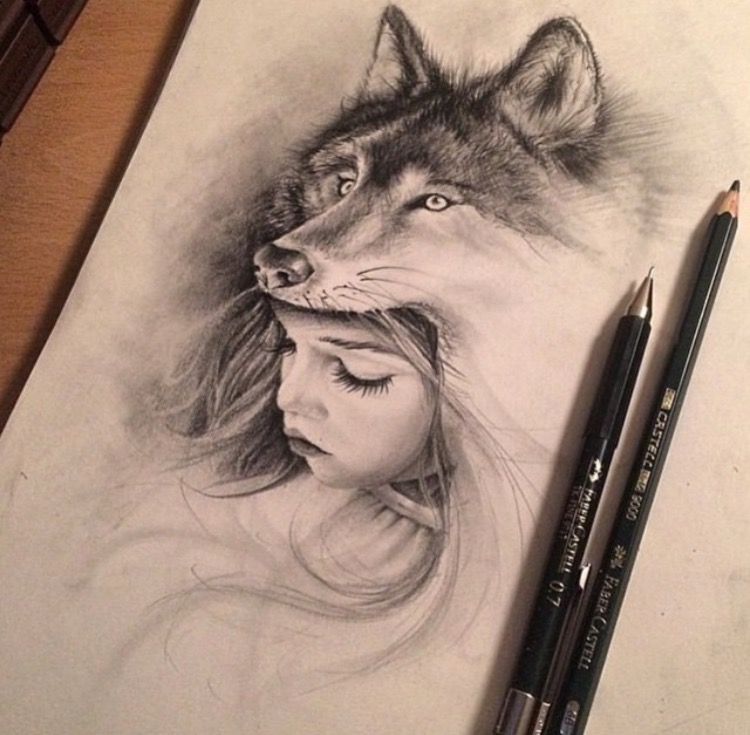 Animal Girl Drawing at GetDrawings | Free download