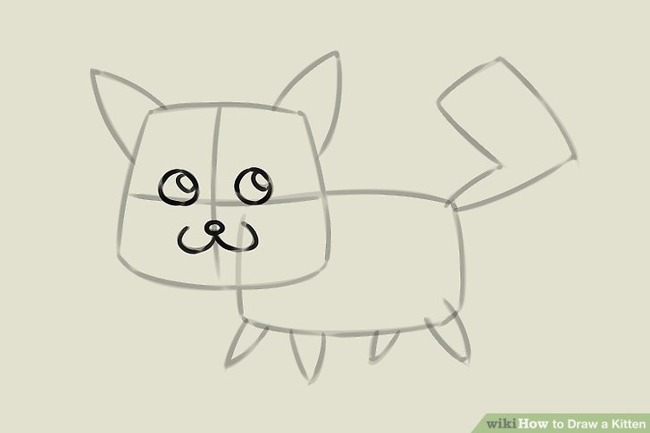 728x485 4 Ways To Draw A Kitten