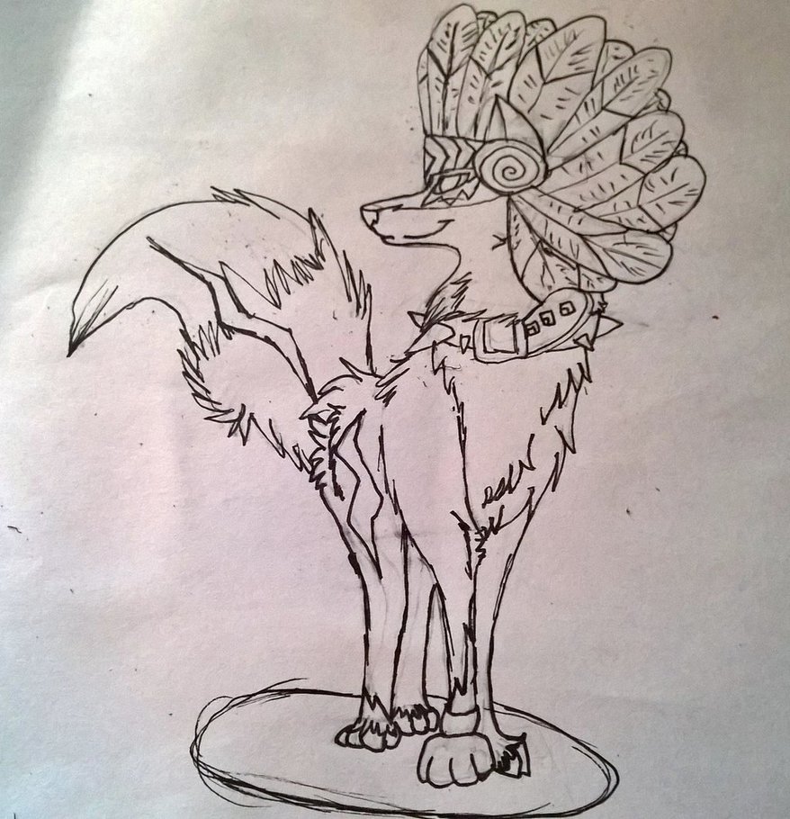 878x910 Animal Jam Art Contest Sketch 2 By Wolfsketchingmaster