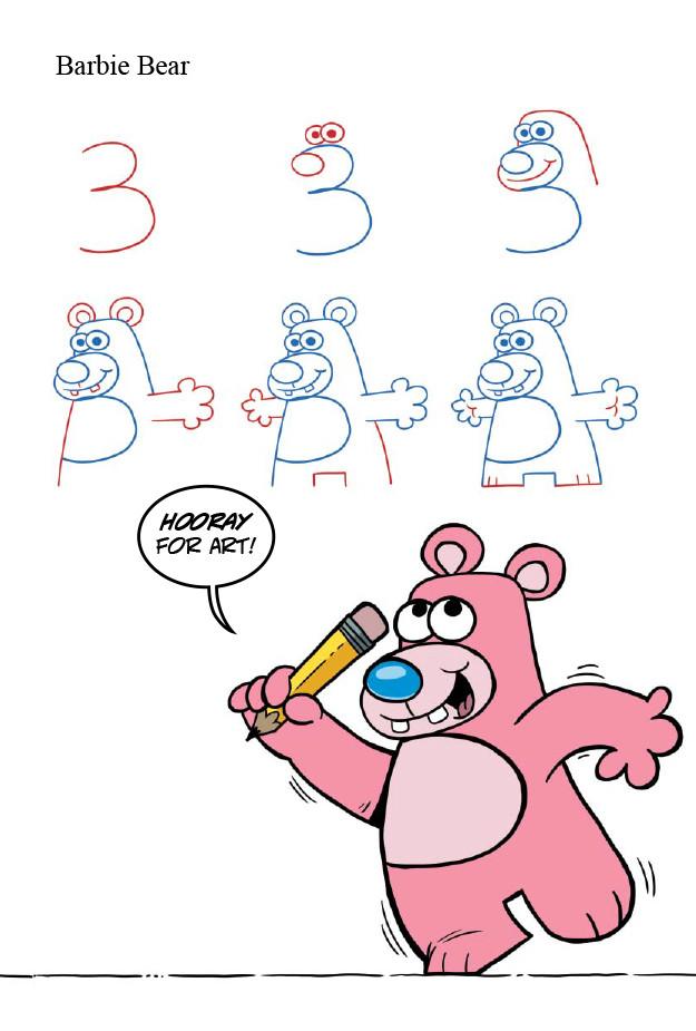 625x925 Drawing Animals With Numbers Shop Harptoons