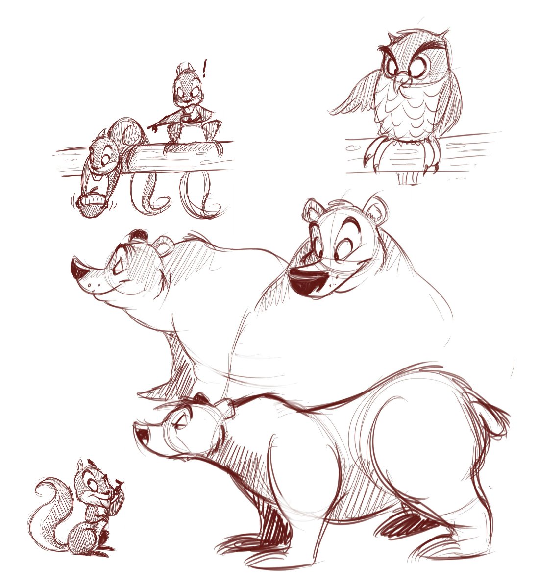 1100x1200 Gallery How To Draw Animated Animals,