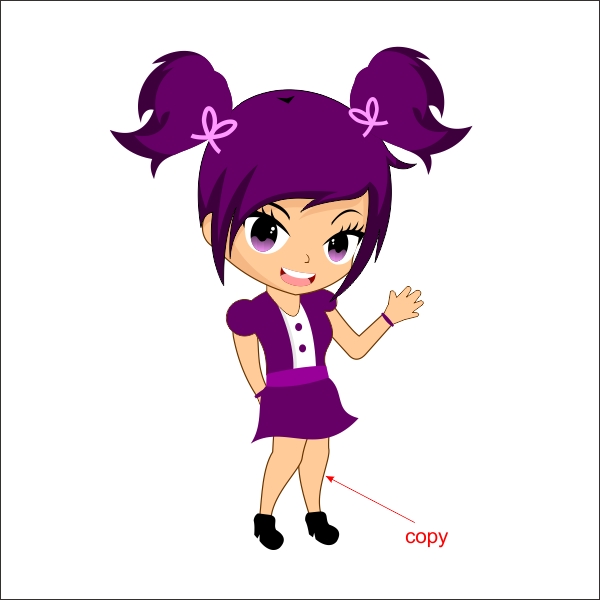 600x600 An Anime Cartoon In Corel Draw