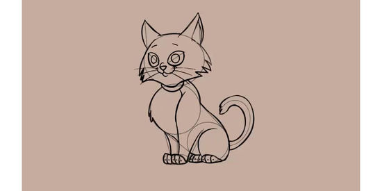 550x275 Photos Drawing Animated Cats,