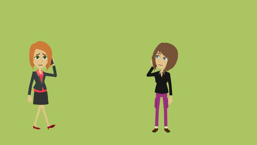 852x480 Video, Animation, Cartoon, Drawn By Men, Girls Dancing, Boy Sends