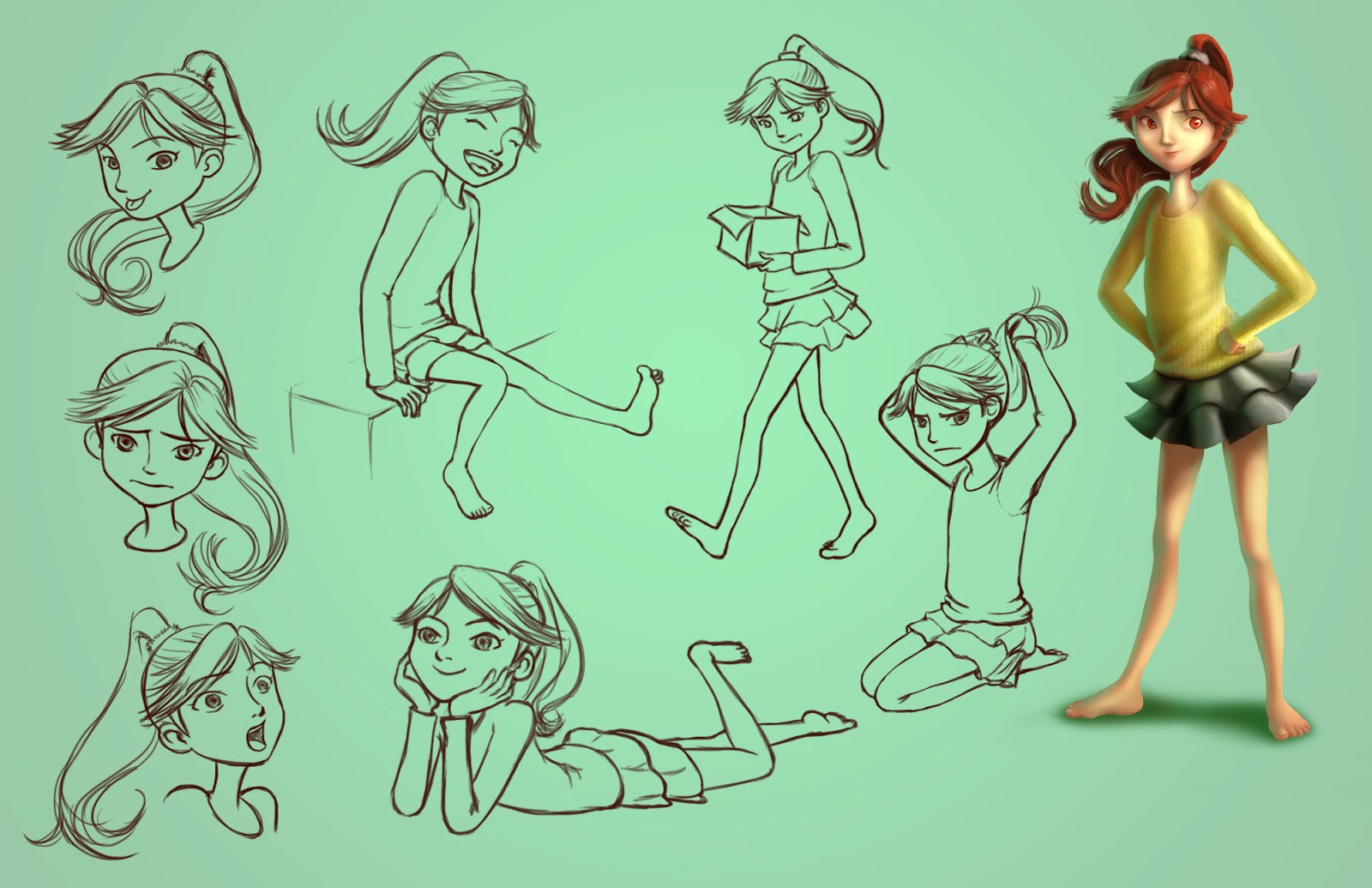 1600x1035 Suzani Figueira Animation Drawing Class Part 2 Character Design