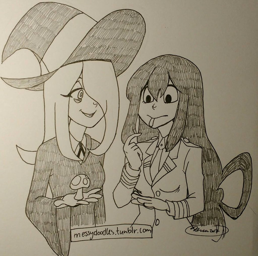 1024x1019 Inktober Day 7 2017 By Mess Anime Artist