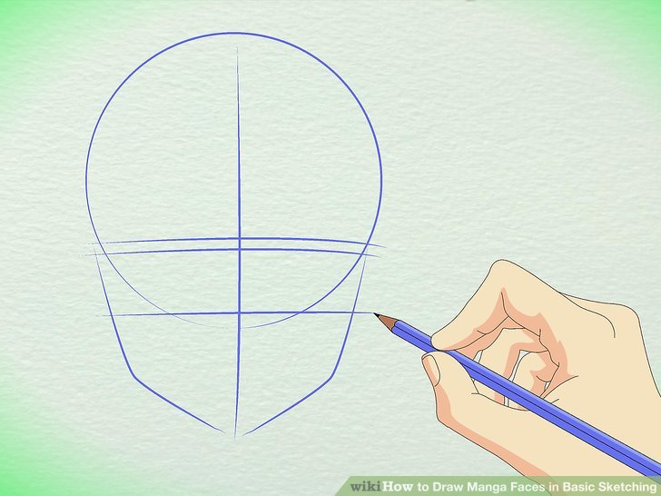 728x546 How To Draw Manga Faces In Basic Sketching (With Pictures)