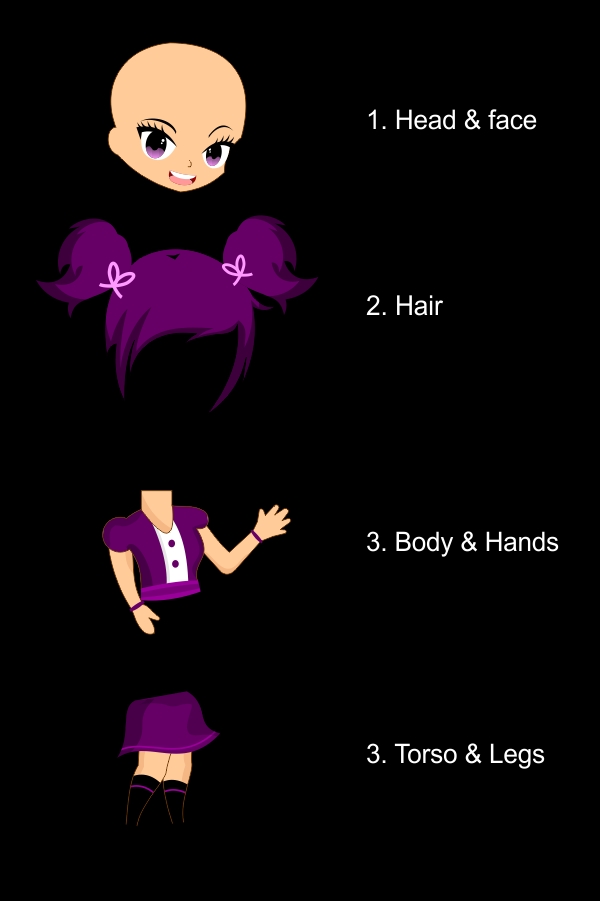 600x901 An Anime Cartoon In Corel Draw