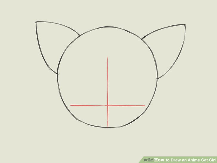 728x546 How To Draw An Anime Cat Girl 9 Steps (With Pictures)