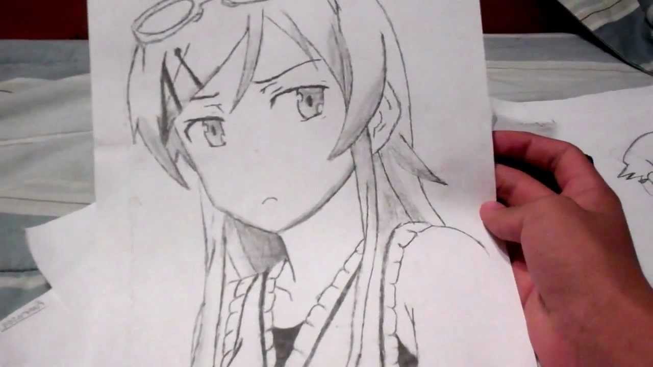 1280x720 Anime Character Drawing Face