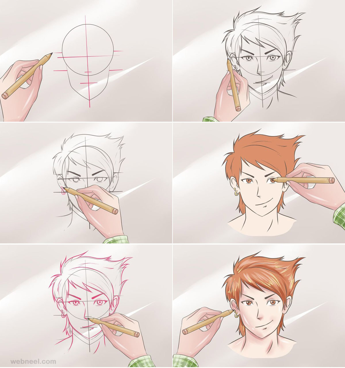 1200x1279 How To Draw Anime Tutorial With Beautiful Anime Character Drawings