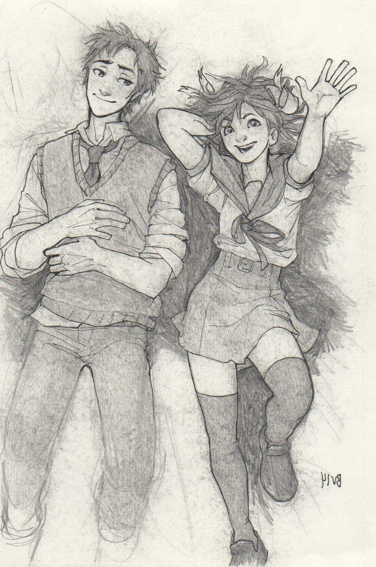 736x1110 Hd Sketch Boys Girls Couple Full Page Best Anime Couples