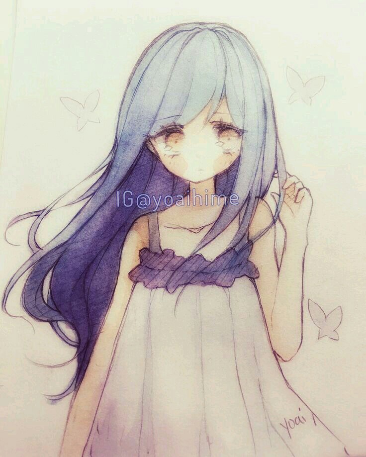 736x919 Cute Anime Girl Drawing Art Like Anime, Girls