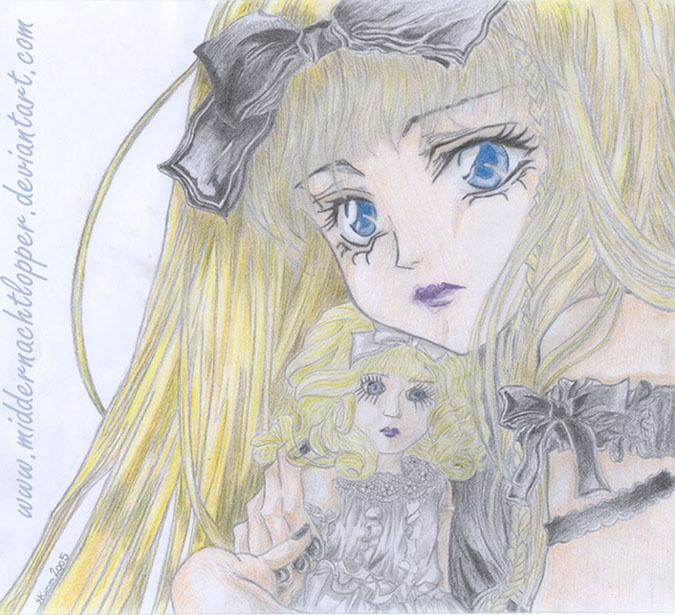 675x615 Porcelain Dolls By Middernachtlopper