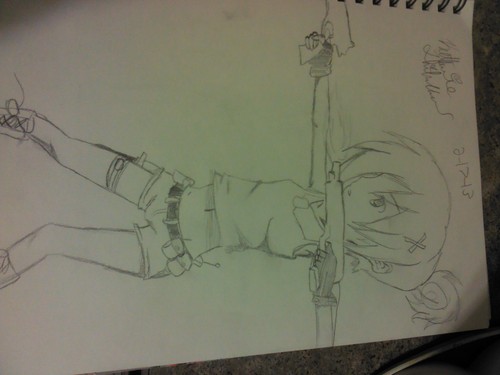 500x375 Anime Drawing Images Gun Girl Hd Wallpaper And Background Photos