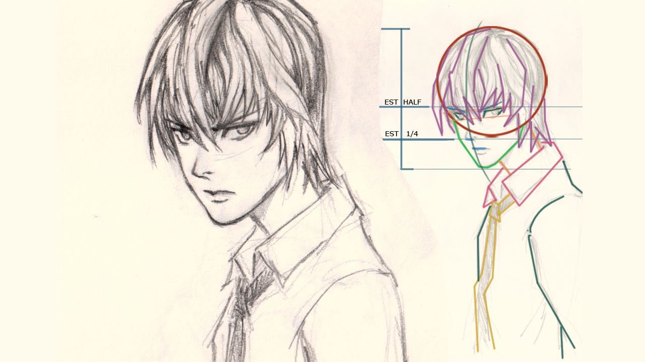 1280x720 How To Draw Anime Face Light