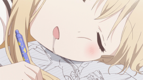 500x281 Anime Sleeping Gif