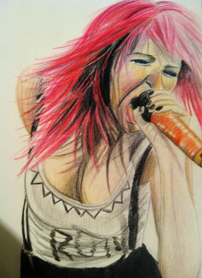 697x960 Haley William Coloured Pencil Drawing By Anime Reality