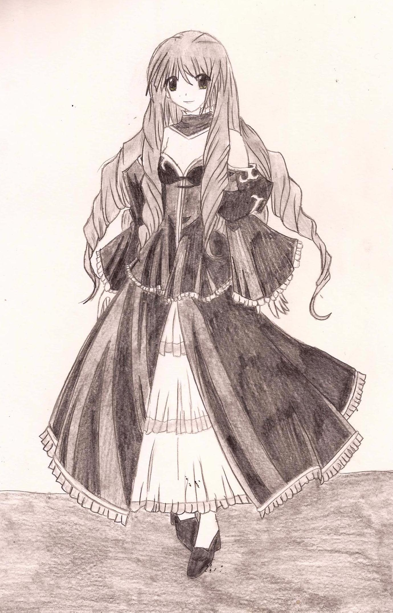 1380x2150 Drawings Of Dress Anime Anime Dress Drawing