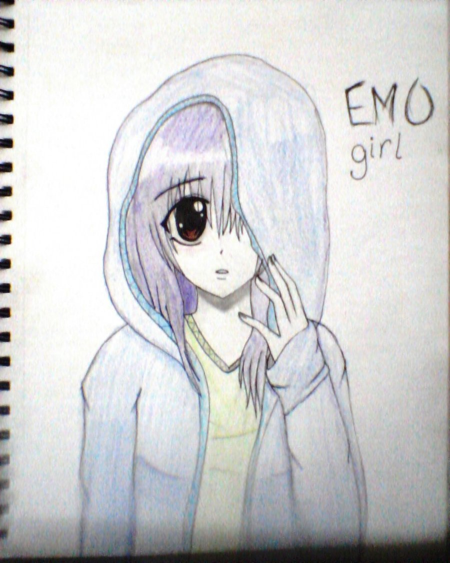 900x1125 Cool Easy Anime Drawings Anime Emo Girl Easy Emo Anime Drawings