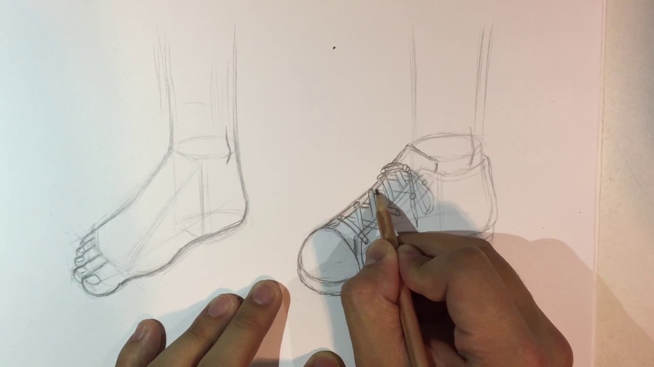1280x720 How To Draw Anime Feet And Shoes [Narrated Tutorial]