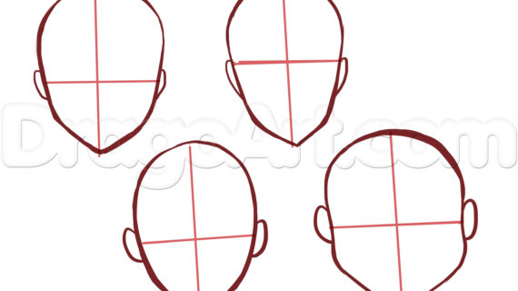 570x320 Anime Girl Face Drawing How To Draw Anime Girl Faces, Step By Step