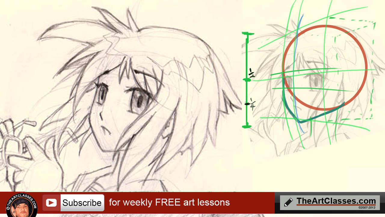 1280x720 How To Draw Anime Girl Face Proportions And Structures.