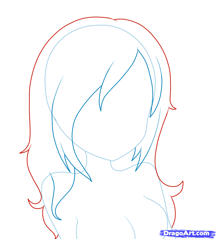 907x1000 Step By Step Drawing Anime Girl How Draw Anime Outfits How