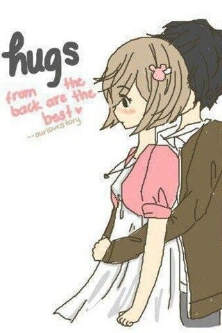 320x480 Anime Drawing Hugs Cute! Anime And Anime Couples