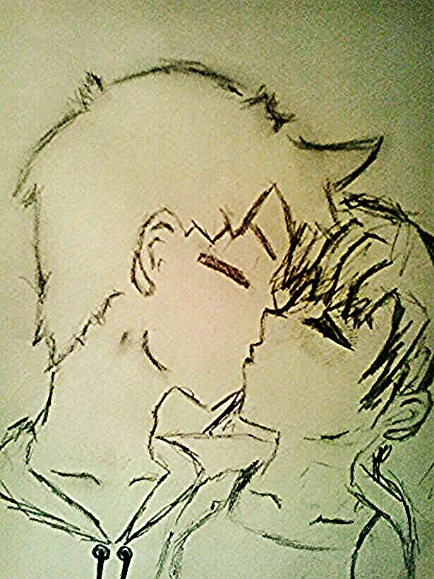 615x820 Anime Kiss Drawing 2 By Emsiepop