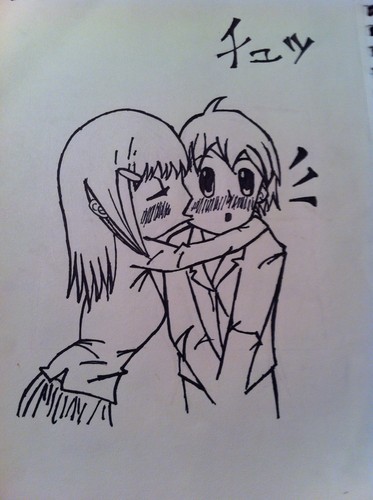 373x500 Anime Drawing Images Anime Love Wallpaper And Background Photos