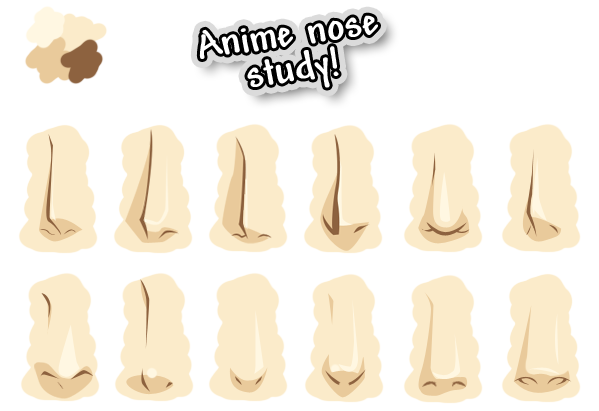 599x411 How To Draw Nose Front View Anime Male