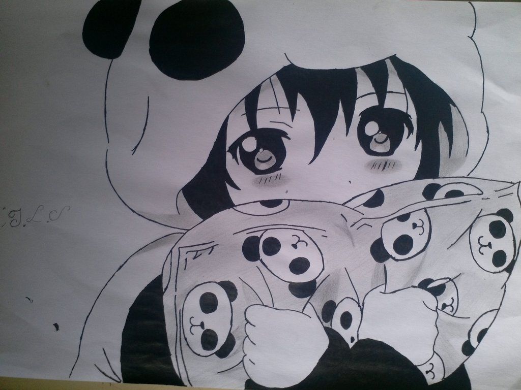 1024x768 Panda Love~ By Panj0 On Anime Panda