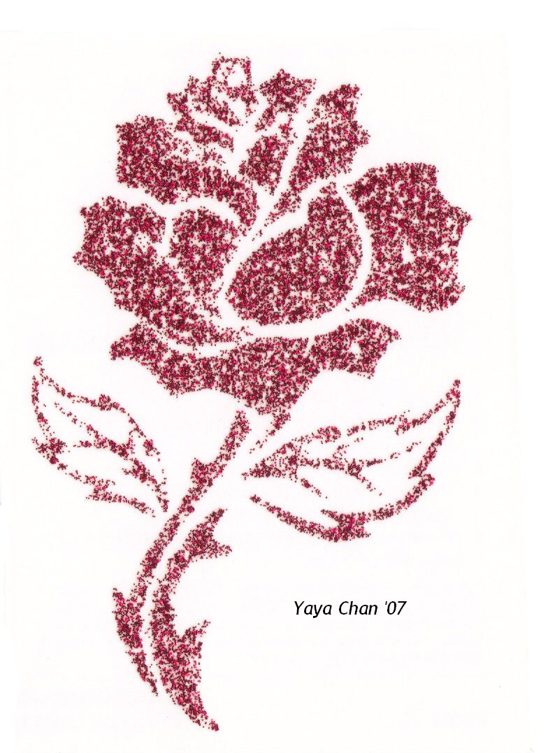 784x1077 Red Rose By Love Inu Anime