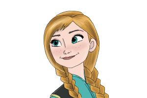 300x200 How To Draw Anna Easy