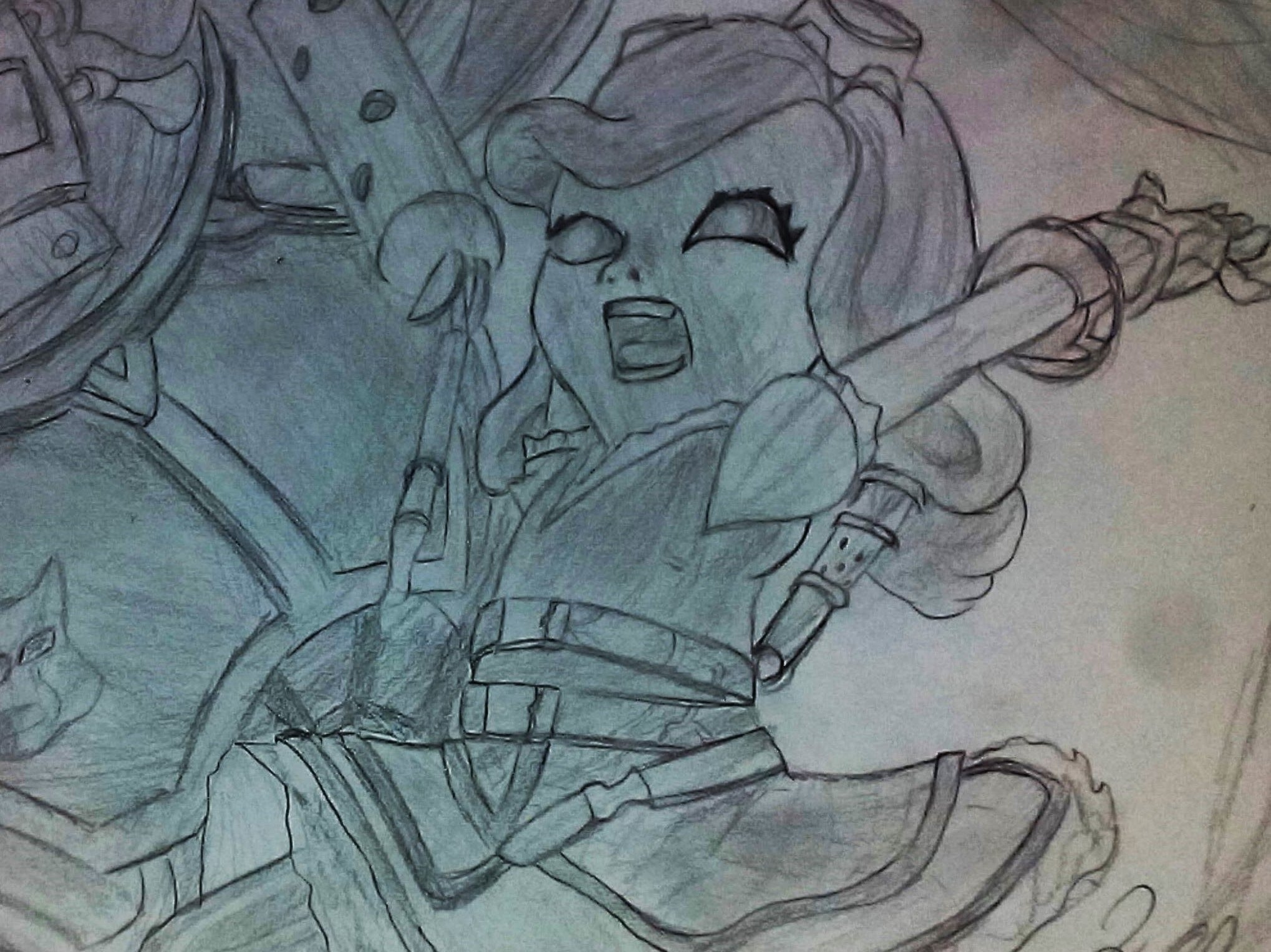 2038x1527 Hextech Annie, League Of Legends Speeddrawing Perzack
