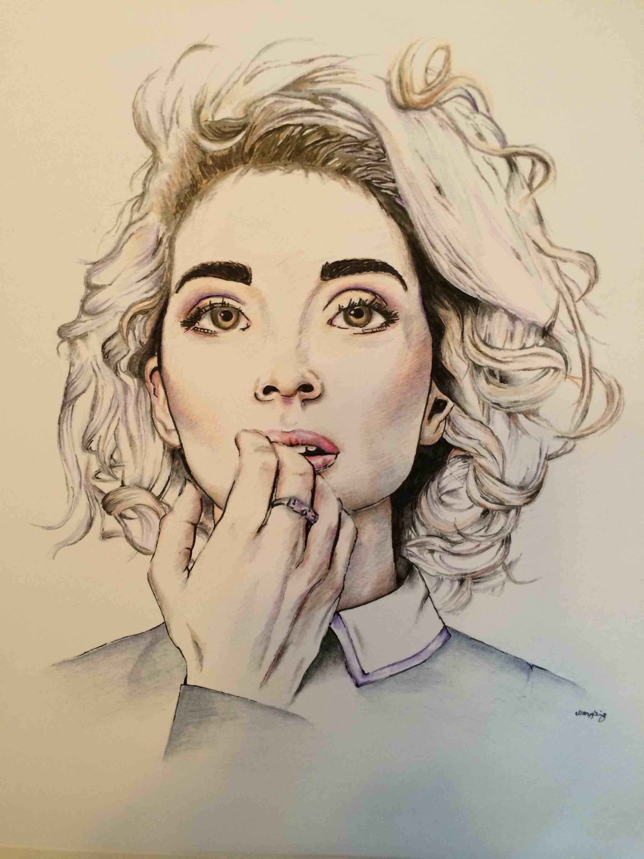 2448x3264 My Drawing Of Annie Clark, Aka St. Vincent