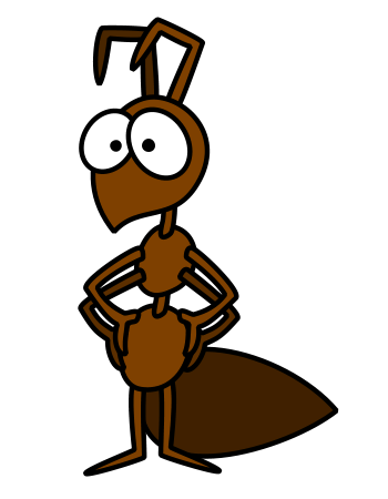 350x450 Drawing A Cartoon Ant
