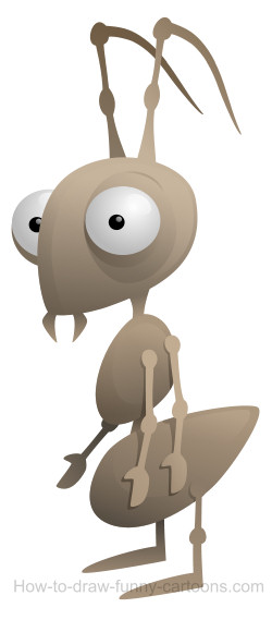 250x569 Drawing An Ant Cartoon