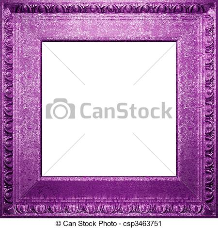 450x470 Metal Antique Frame Made 3d Graphics Clipart