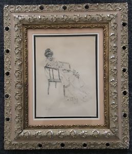 258x300 Original Drawing By Illustrator Thomas Mitchell Peirce