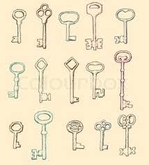 214x236 Drawing Of Old Keys