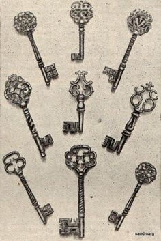 236x353 Styles Of Old Keys