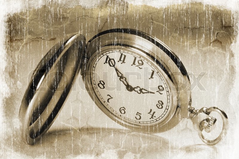 800x533 Closeup Of An Antique Pocket Watch (Vintage Style) Stock Photo
