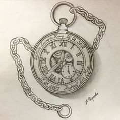 236x236 Pocket Watch Tattoo